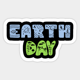 Earth Day Sticker